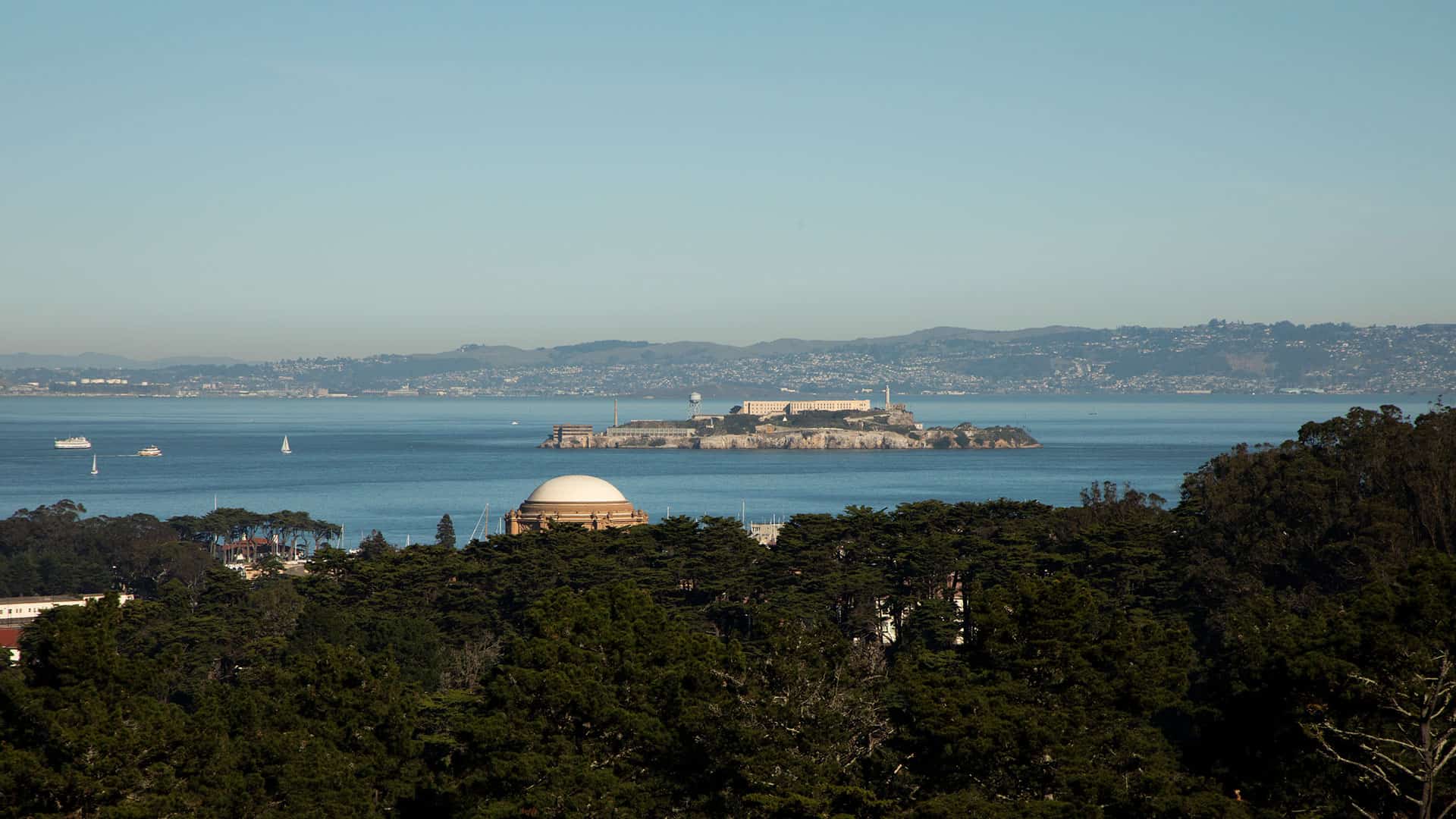 Inspiration Point In The Presidio Of San Francisco, CA