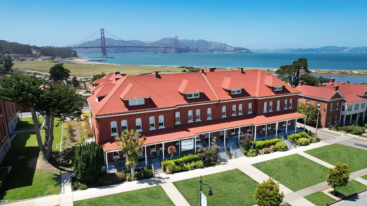 Lodge at the Presidio and Golden Gate Bridge