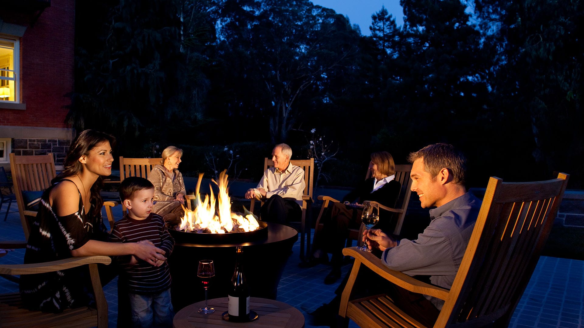 Inn at the Presidio Patio With Fire Pit