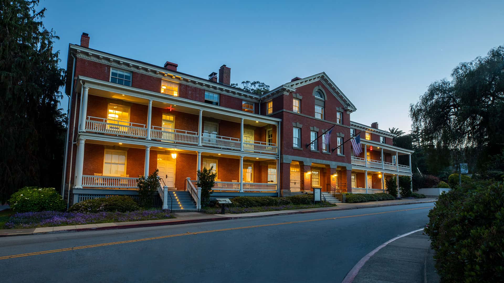 Inn at the Presidio at Night