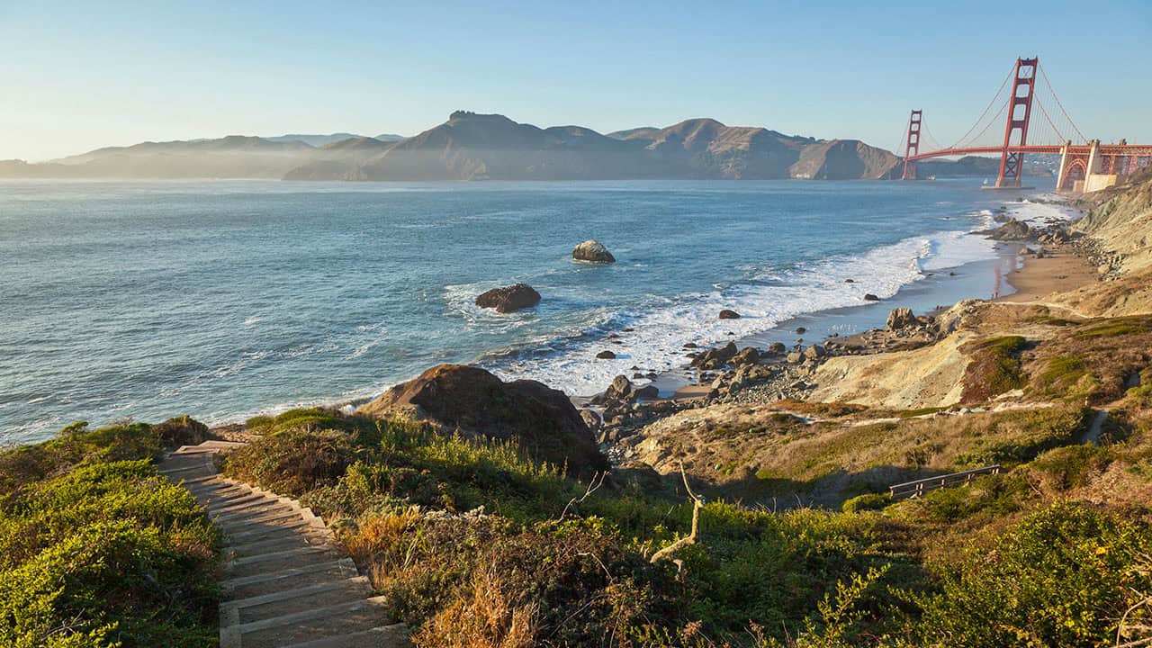 Batteries to Bluffs Trail - Presidio of an Francisco, CA