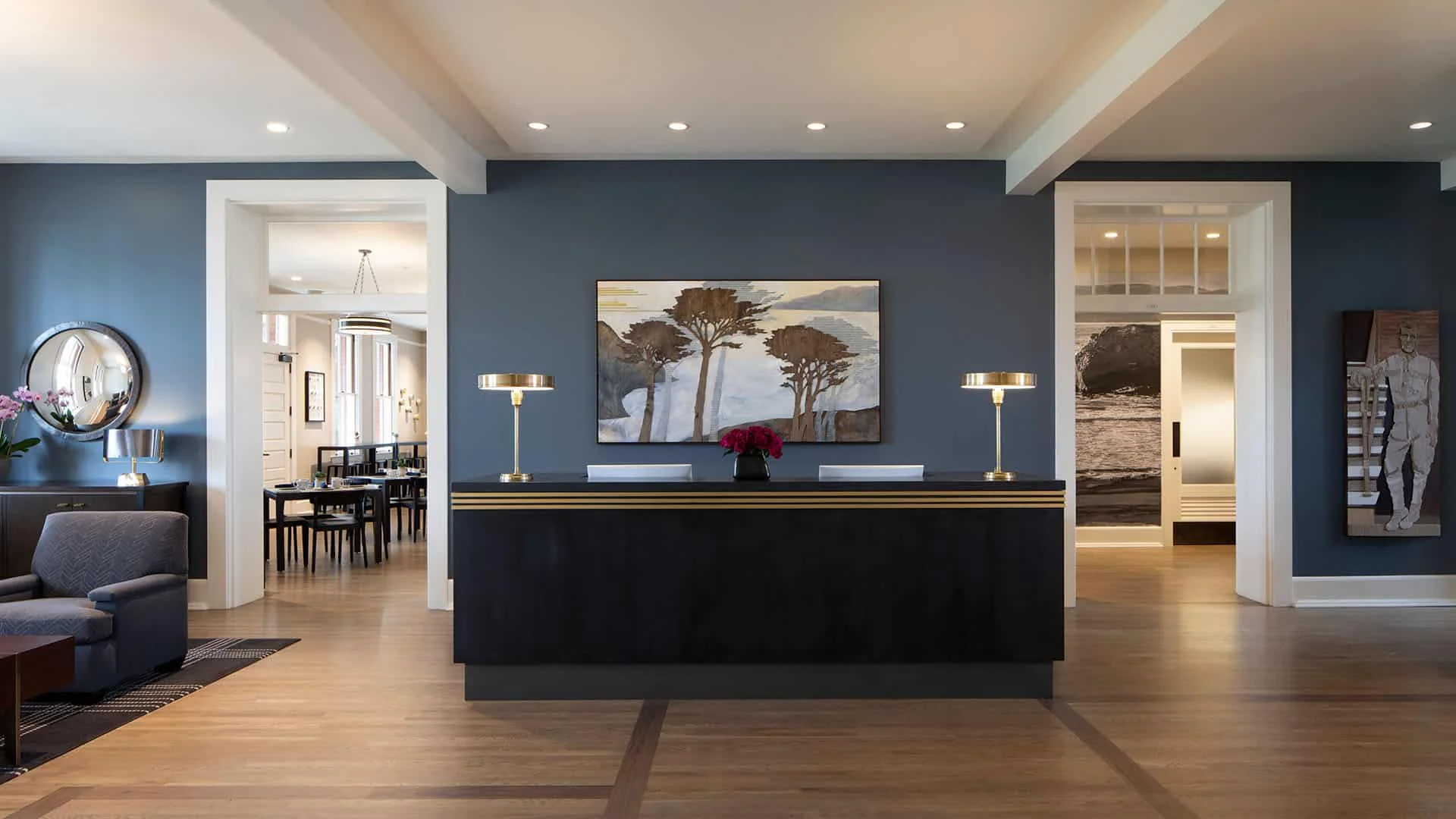 Lodge at the Presidio Lobby And Check-In Area