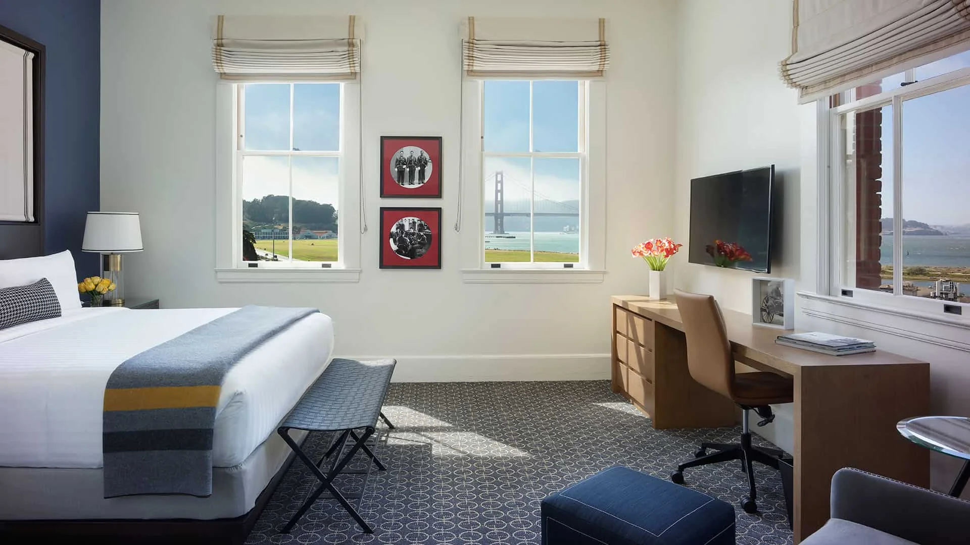 View King At Lodge at the Presidio