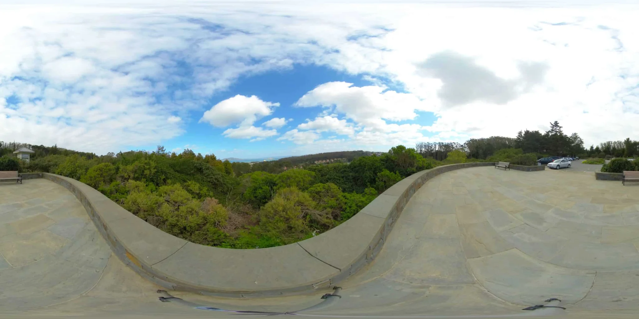 Presidio Of San Francisco Inspiration Point 360 Panorama
